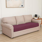 Easy-Going Stretch Cushion Cover Sofa Cushion Furniture Protector Sofa Seat Sofa slipcover Sofa Cover Soft Flexibility with Elastic Bottom(Oversized Sofa Cushion,ASH Rose)