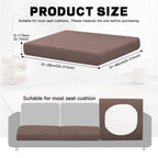 DREAHOTEXTIL 8Pcs Outdoor Cushion Covers, Elastic Patio Cushion Covers