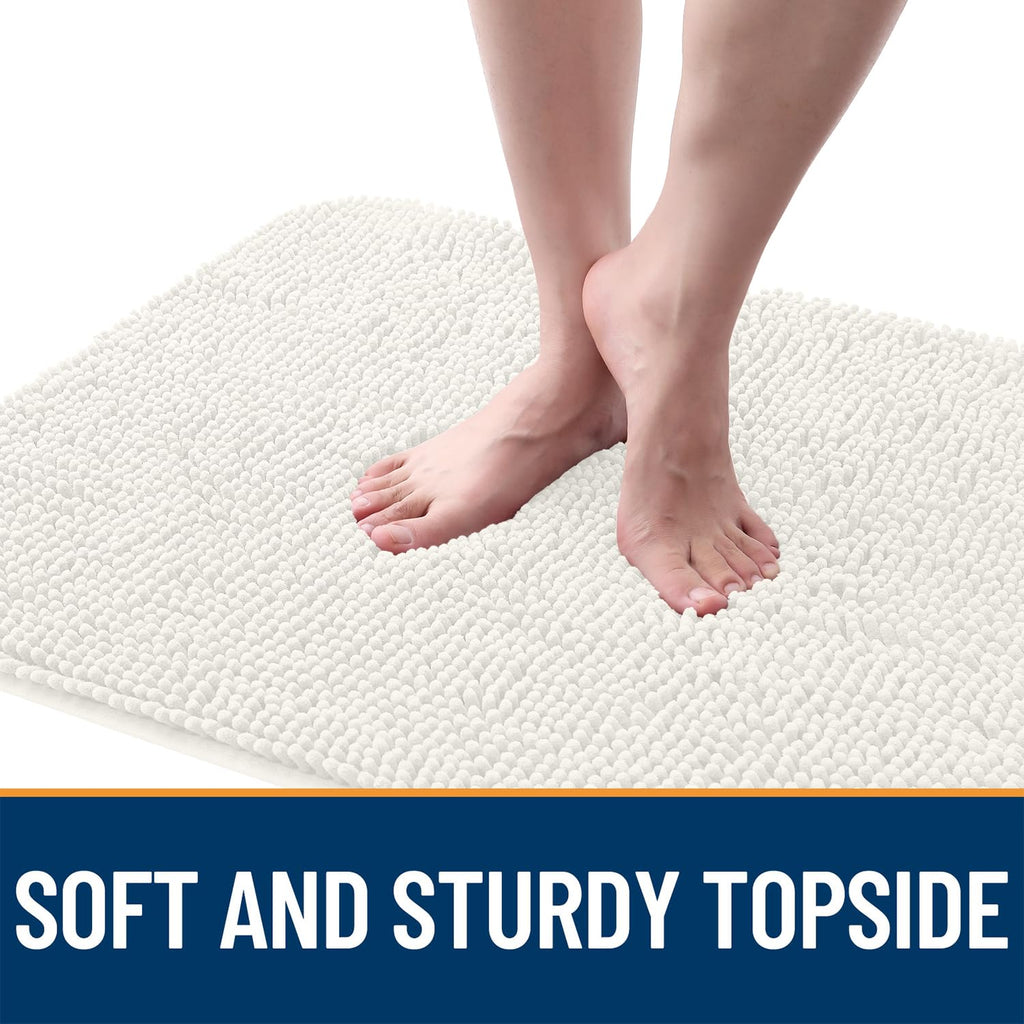 OLANLY Dog Door Mat for Muddy Paws 70x24, Super Absorbent Chenille Mud Mat