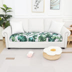 Smiry Printed Couch Cushion Covers, Stretch Soft Couch Covers for Sofa, Washable Non-Slip Sofa Slipcover Furniture Protector for Indoor and Outdoor (3 Pack, Green)