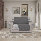 Easy-Going Oversized Chair Sofa Slipcover Reversible Sofa Cover Water Resistant Couch Cover Furniture Protector Cover with Elastic Straps for Pets Dog (Oversized Chair, Gray/Light Gray)
