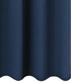 LEMOMO Navy Blue Thermal Blackout Curtains/38 x 63 Inch/Set of 2 Panels Room Darkening Curtains for Bedroom