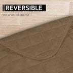 Easy-Going Sectional Couch Covers for Dogs L Shape Sofa Cover Reversible Sofa Slipcover Chaise Lounge Cover Furniture Protector Cover for Pets Dog Cat (42 x 52 inches, Camel/Camel)