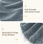 Sectional Couch Covers, 2 Pieces Washable L Shaped Couch Covers Sofa Blanket for Dogs Pet Friendly Sectional Sofa Slipcovers Furniture Covers,71"x 102"+ 71"x 110",(Large,Dusty Blue)