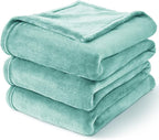 BEDELITE Fleece Blanket Twin Size Haze Blue Throw Blankets for Couch & Bed, Luxury Plush Cozy Fuzzy Blanket 60x80 inches, Super Soft Warm Lightweight Throw Blanket for Travel Camping