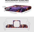 Outdoor Cushion Covers Set,8PCS Patio Furniture Couch Seat Slipcovers, Replacement for Sofa Sectional Chair(Cover，Only)