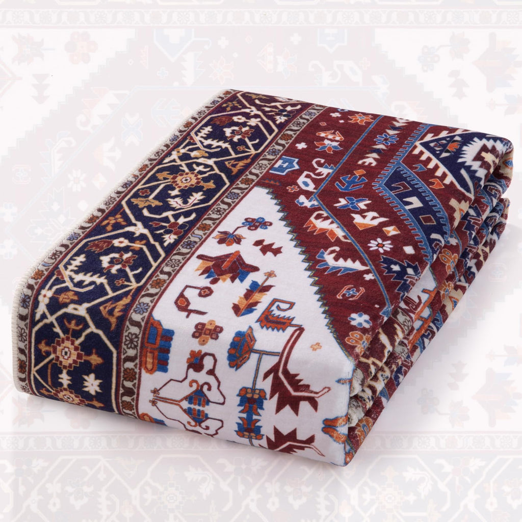 SERISSA 8x10 Washable Non Slip Boho Area Rug for Living Room