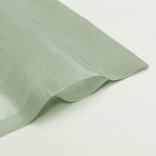 OVZME 2 Panels Sheer Sage Green Curtains 54 Inches Length Window Treatment for Kitchen, Elegant Airy Transparent Curtain Draperies Rod Pocket for Kids Living Room, Each 42 Width 54 Length