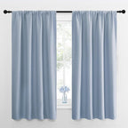 NICETOWN Blackout Curtains for Bedroom, Blackout Curtain Panels, Vintage Blue, 1 Pair, 42 by 45-inch, Window Treatment Energy Saving Thermal Insulated Solid Rod Pocket Blackout Drapes/Draperies