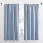 NICETOWN Blackout Curtains for Bedroom, Blackout Curtain Panels, Vintage Blue, 1 Pair, 42 by 45-inch, Window Treatment Energy Saving Thermal Insulated Solid Rod Pocket Blackout Drapes/Draperies