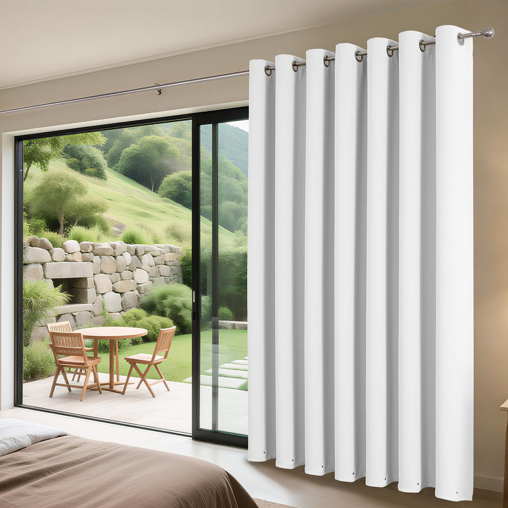 Joydeco Blackout Patio Sliding Door Curtains, Privacy Room Divider Curtains