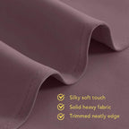 NICETOWN Dry Rose Blackout Shack Curtains Noise Reducing, Thermal Insulated and Privacy Room Darkening Drape Panels for Boy's Guest Room Door Small Short Window (2 Panels, W34 x L48 -Inch)