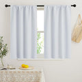 RYB HOME Short Curtains for Bedroom, Room Darkening, Rod Pocket