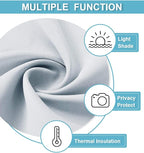 RYB HOME Short Curtains for Bedroom, Room Darkening, Rod Pocket