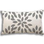 YCOLL Lumbar Pillow Covers 12x20 Set of 4, Modern Sofa Throw Pillow Cover, Decorative Outdoor Linen Fabric Pillow Case for Couch Bed Car，Gray