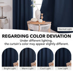 Deconovo Blackout Curtains for Bedroom, Living Room Curtains 84 Inches Long
