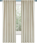 Deconovo Blackout Curtains for Bedroom, Living Room Curtains 63 Inches Long