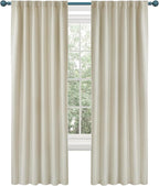 Deconovo Blackout Curtains for Bedroom, Living Room Curtains 63 Inches Long