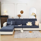 Disayu Sofa Covers Couch Covers for Sofa Pet Friendly Couch Cushion Covers Universal Sofa Covers Washable Stretch Slipcovers for Sectional Sofa (Texture Metal Gray,Chaise Cover)