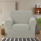 U-NICE HOME Stretch Recliner Chair Cover, Pet Friendly Armchair Slipcover Furniture Protector, Washable Couch Cover, Taupe