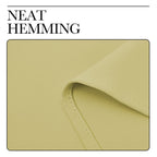 NICETOWN Bedroom Curtains Blackout Drapery Panels, 2 Panels, 42 x 54 Inch, Paler Yellow, 3 Pass Microfiber Thermal Insulated Solid Ring Top Blackout Window Curtains/Drapes