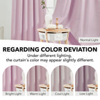 Deconovo Blackout Curtains for Bedroom, Living Room Curtains 63 Inches Long
