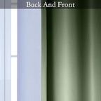 SimpleHome Ombre Room Darkening Curtains for Living Room, Light Blocking Sage Green to Grey White Thick Thermal Insulated Grommet Window Curtains Drapes for Bedroom, 2 Panels, 52x63 inches Length