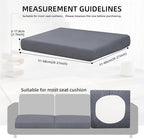 Outdoor Cushion Covers Set,14PCS Patio Furniture Couch Seat Slipcovers, Replacement for Sofa Sectional Chair(Cover，Only)