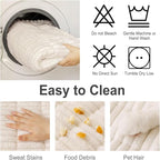 hyha Couch Cover for Dogs, Washable Non Slip Plush Flannel Sofa Protector