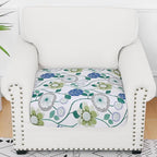 Smiry Printed Couch Cushion Covers, Stretch Soft Couch Covers for Sofa, Washable Non-Slip Sofa Slipcover Furniture Protector for Indoor and Outdoor (1 Pack, Light Green)