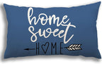 YCOLL Lumbar Pillow Covers 12x20 Set of 4, Modern Sofa Throw Pillow Cover, Decorative Outdoor Linen Fabric Pillow Case for Couch Bed Car, Light Blue