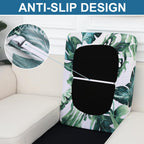 Smiry Printed Couch Cushion Covers, Stretch Couch Covers for Sofa