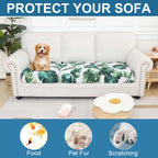 Smiry Printed Couch Cushion Covers, Stretch Couch Covers for Sofa