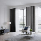 CUCRAF Custom Blackout Curtains for Bedroom Living Room, Rod Pocket Room Darkening Curtain Thermal Insulated Light Blocking Window Drapes 1 Panel (Custom Size, Light Grey)