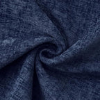 MIULEE Pack of 2 Couch Throw Pillow Covers 16x16 Inch Navy Blue Farmhouse Decorative Pillow Covers with Stitched Edge Soft Chenille Solid Dyed Spring Pillow Covers for Sofa Bed Living Room