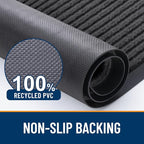OLANLY Front Door Mat 59x30, Waterproof Heavy-Duty Indoor Outdoor Doormat