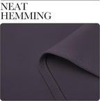 NICETOWN Blackout Window Curtains 80 inch Long, 2 Panels, 34 inch, Greyish Purple, Grommet Top Room Darkening Thermal Insulated Solid Vertical Drapes for Bedroom/Kid Room