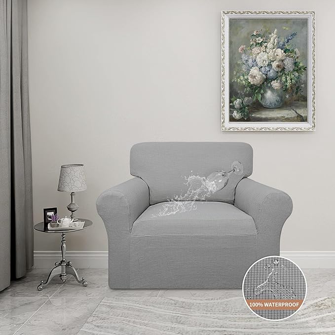 Easy-Going 100% Waterproof Oversized Chair Couch Cover, Stretch Sofa Cover