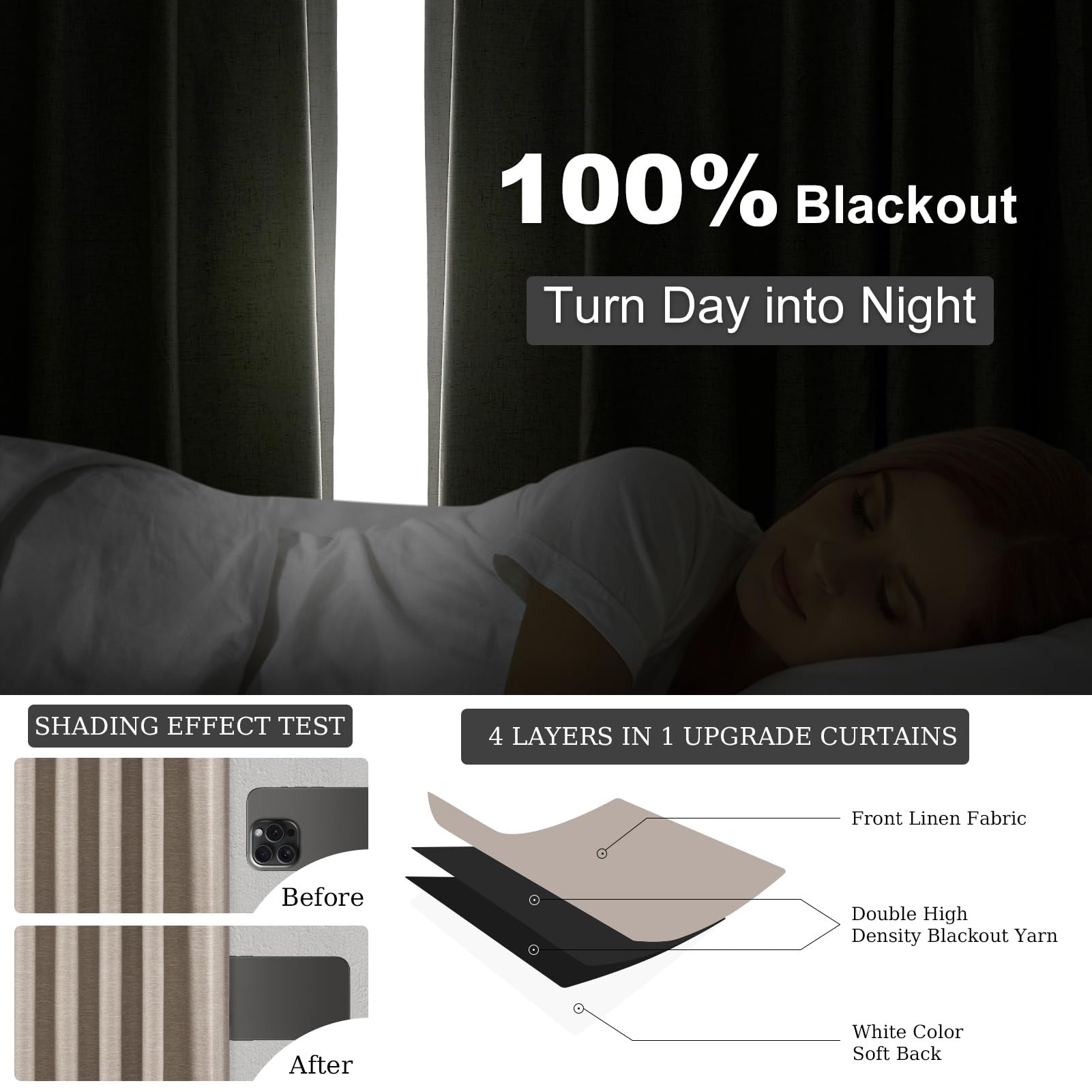 Topfinel Long Curtains for Living Room Custom 105 Inch, Sun Blocking Elegant Internet Famous Curtains Burg for Bedroom Aesthetic Thermal Blackout Drapes Fabric Thick 2panels Back Tab Hooks Pleated