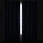 LEMOMO Navy Blue Blackout Curtains 52 x 84 inch/Set of 2 Curtain Panels Room Darkening Bedroom Curtains