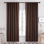Deconovo Blackout Curtains for Bedroom, Living Room Curtains 84 Inches Long