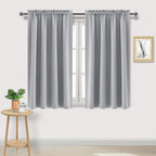 DWCN Blackout Curtains for Bedroom Living Room 52 x 45 Inch Long 2 Panels