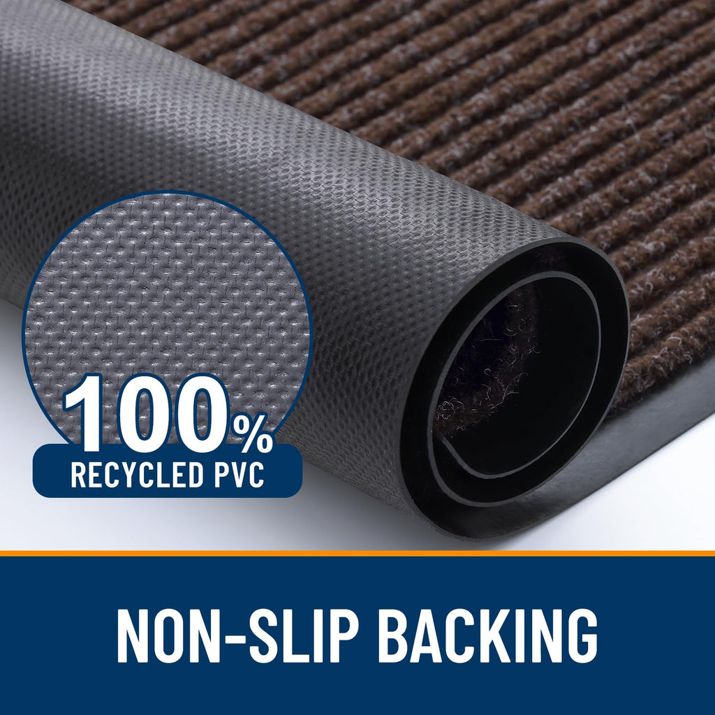 OLANLY Front Door Mat 47x30, Waterproof Heavy-Duty Indoor Outdoor Doormat