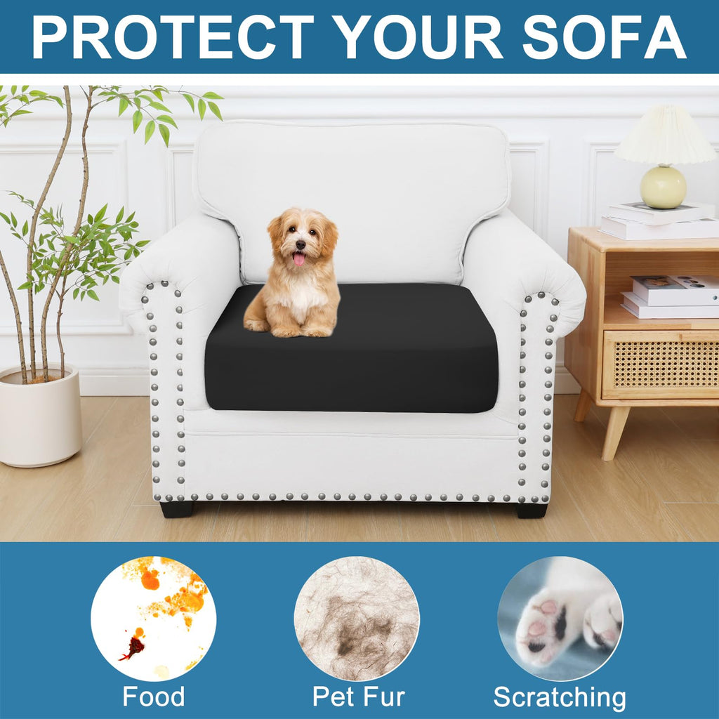 Smiry Couch Cushion Covers, Stretch Couch Covers for Sofa