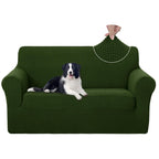 U-NICE HOME Loveseat Cover Stretch Couch Cover Sofa Slipcover, Bronze Green