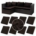 8 Piece Outdoor Cushion Covers, Patio Sofa Cushion Covers, Stretch Fit