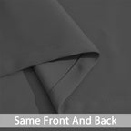 Yakamok Room Darkening Curtains 70x84 inch Length Charcoal Grey-Living Room