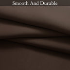 SimpleHome Brown to Grey White Ombre Room Darkening Curtains 84 Inch