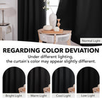 Deconovo Blackout Curtains for Bedroom, Living Room Curtains 54 Inches Long