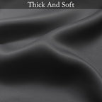 SimpleHome Ombre Black to Grey White Curtains for Living Room 62Wx84L